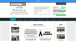 Desktop Screenshot of obraemrestauracao.org