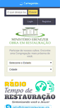 Mobile Screenshot of obraemrestauracao.org